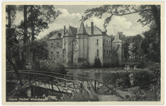 605566 Gezicht op het kasteel Moersbergen (Moersbergselaan 17) te Doorn, uit het noordoosten.